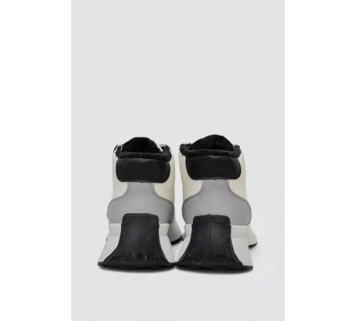 Кросівки жіночі зимові на хутрі, колір біло-сірий, 248RXM19-86