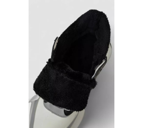 Кросівки жіночі зимові на хутрі, колір біло-сірий, 248RXM19-86