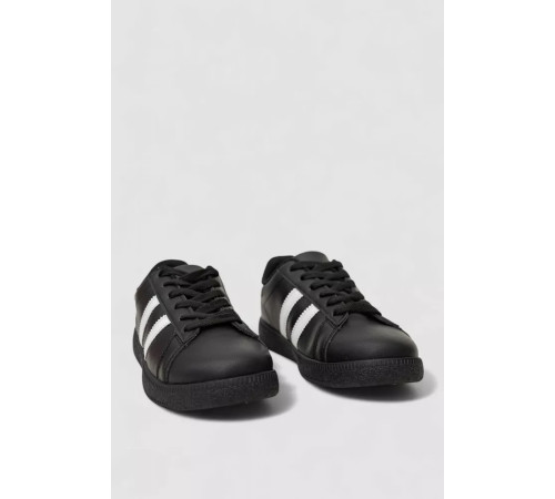 Кроссовки женские кожа, цвет черно-белый, 248RL2420-1