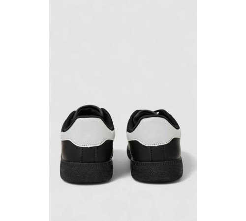 Кроссовки женские кожа, цвет черно-белый, 248RL2420-1