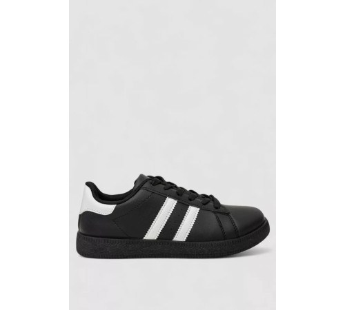 Кроссовки женские кожа, цвет черно-белый, 248RL2420-1