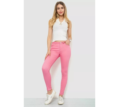 Джинси жіночі, колір рожевий, 244R183