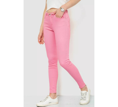 Джинси жіночі, колір рожевий, 244R183