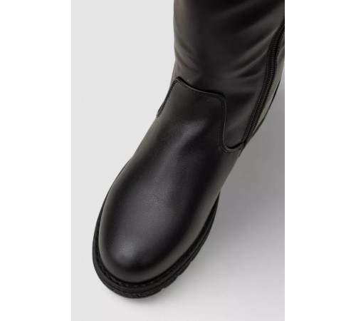 Сапоги женские зимние на меху, черный, 243RY208