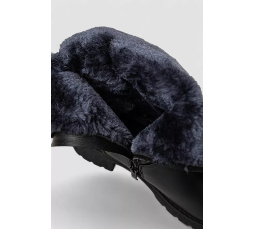 Сапоги женские зимние на меху, черный, 243RY208