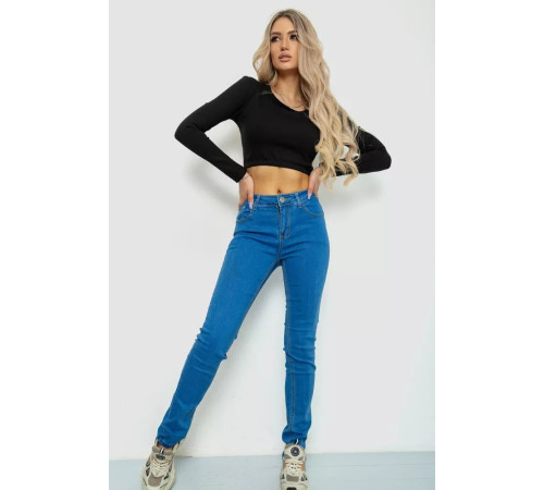 Джинси жіночі, колір синій, 244R1008