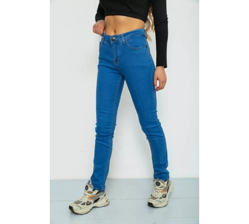 Джинси жіночі, колір синій, 244R1008