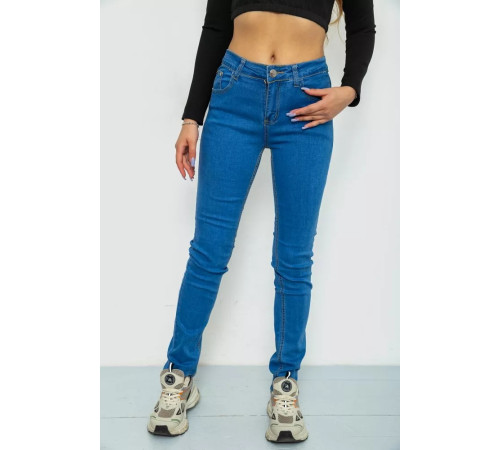 Джинси жіночі, колір синій, 244R1008