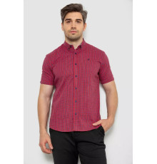 Сорочка чоловіча стрейчева, колір червоний, 214R2445-5