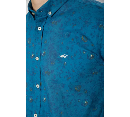 Сорочка чоловіча котонова повсякденна, колір синій, 247R419