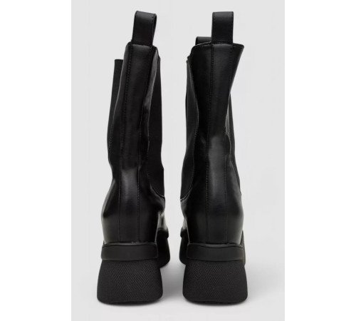 Черевики жіночі демісезонні на платформі, колір чорний, 243R2021-A-20