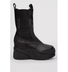 Черевики жіночі демісезонні на платформі, колір чорний, 243R2021-A-20