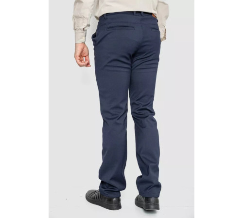 Брюки мужские классические, цвет темно-синий, 244RFH313-2.