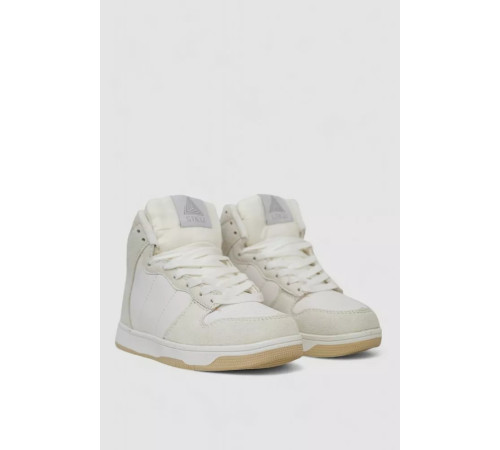 Кросівки жіночі зимові на хутрі, колір біло-бежевий, 248RH1060-5