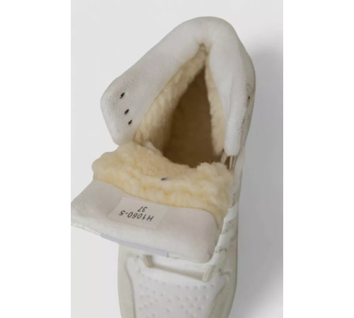 Кросівки жіночі зимові на хутрі, колір біло-бежевий, 248RH1060-5