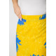 Спідниця вільного крою на запах, колір жовтий, 167R345