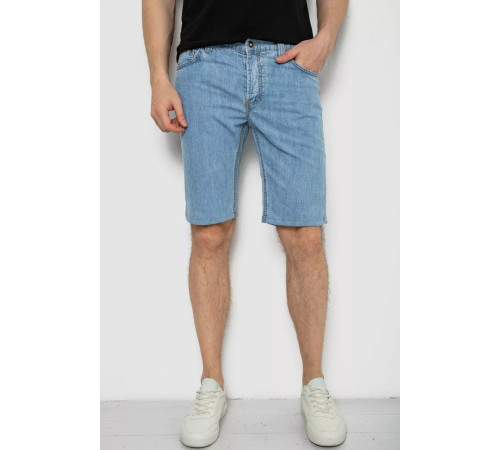 Шорти чоловічі джинсові, колір блакитний, 238R2025