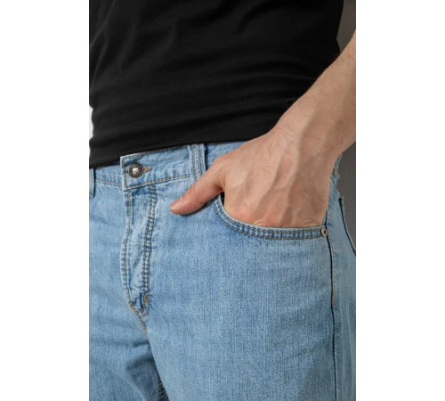Шорти чоловічі джинсові, колір блакитний, 238R2025