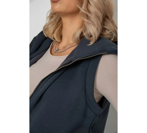 Костюм женский на флисе тринитка, цвет серый, 102R7725.