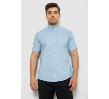 Сорочка чоловіча однотонна, колір блакитний, 214R7346