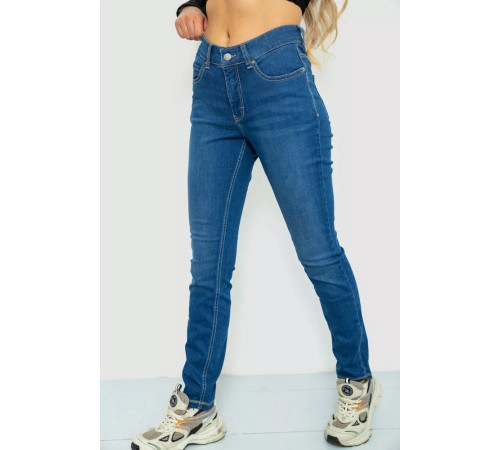 Джинсы женские, цвет синий, 244R0355