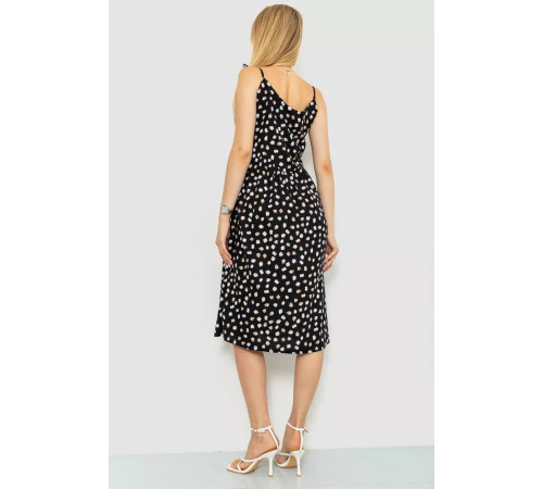 Сарафан с принтом, цвет черный, 102R333-1.