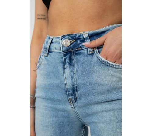 Джинсы женские, цвет голубой, 182R10001.