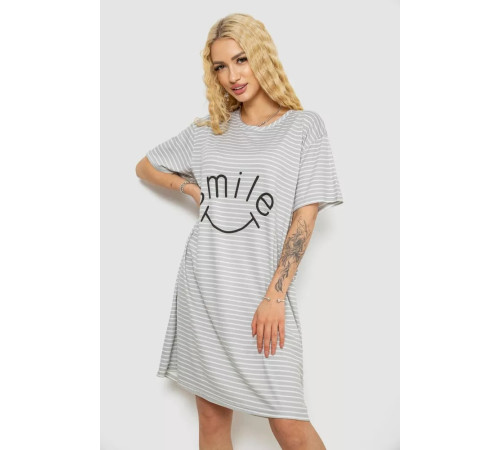 Ночная рубашка, цвет серо-белый, 238R335-3.