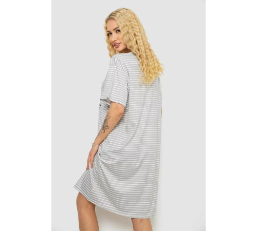 Ночная рубашка, цвет серо-белый, 238R335-3.