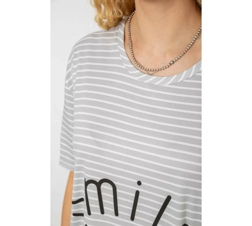 Ночная рубашка, цвет серо-белый, 238R335-3.