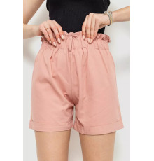 Шорти жіночі класичні з манжетом, колір пудровий, 214R833