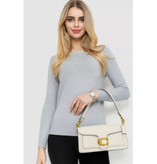 Кофта женская однотонная, цвет серый, 244R2033-1.