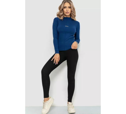 Гольф жіночий трикотажний, колір синій, 204R008
