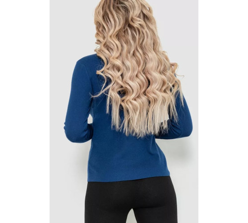 Гольф жіночий трикотажний, колір синій, 204R008