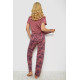 Пижама женская с принтом, цвет сливовый, 243R10197.