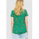 Женская футболка с принтом, цвет зеленый, 244R043