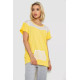 Піжама жіноча з принтом, колір жовтий, 243R1600-032-1