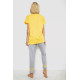Піжама жіноча з принтом, колір жовтий, 243R1600-032-1
