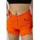 Шорти жіночі джинсові, колір помаранчевий, 182R1648S21