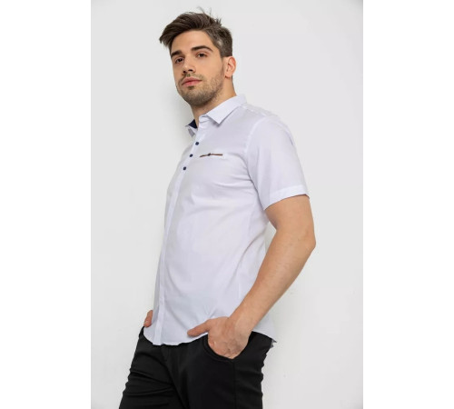 Рубашка мужская, цвет белый, 214R7114-2