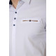 Рубашка мужская, цвет белый, 214R7114-2