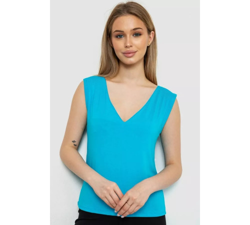 Женская майка, цвет голубой, 186R302