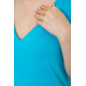 Женская майка, цвет голубой, 186R302