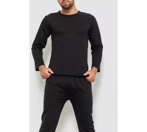 Термобілизна чоловіча на флісі 131R15397, колір чорний, 131R153797