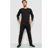 Термобілизна чоловіча на флісі 131R15397, колір чорний, 131R153797