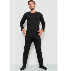 Термобілизна чоловіча на флісі 131R15397, колір чорний, 131R153797