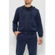 Спорт костюм чоловічий двонитка, колір темно-синій, 119R200-5