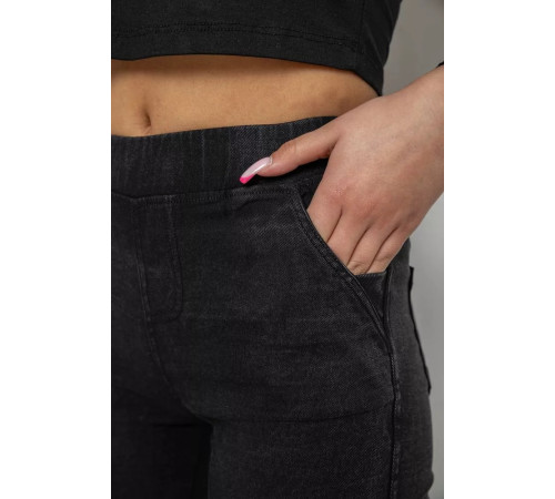 Джегінси жіночі, колір темно-сірий, 238RA604