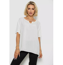 Блуза, колір молочний, 244RM208