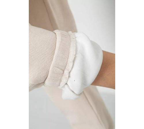 Брюки женские вельветовые, цвет светло-бежевый, 214R607.